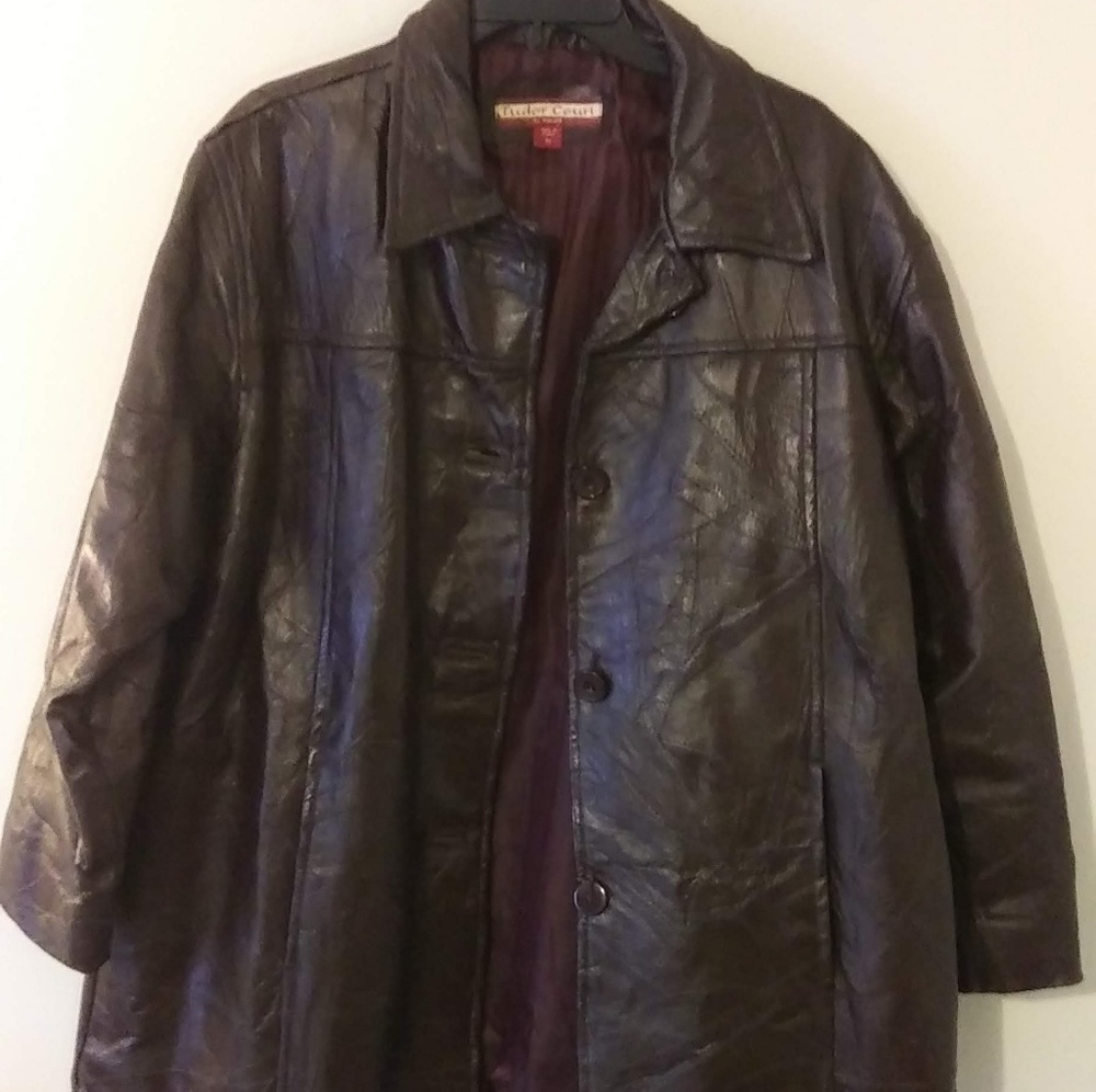 Tudor Court Brown 100% Leather Jacket